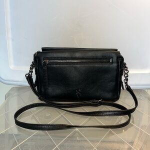 Simply Vera Vera Wang Black Crossbody Bag with Adjustable Strap